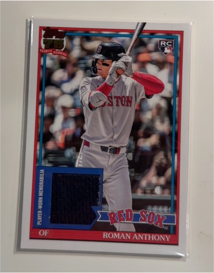 2026 Topps Series 1 1991 Relics #91R-RA Roman Anthony — front
