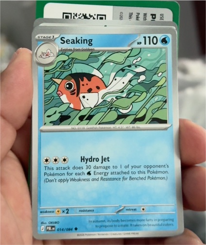 2026 Pokémon #014 Seaking — front