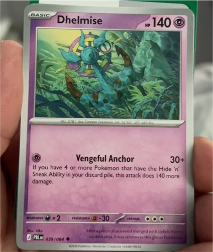 2026 Pokémon TCG #039 Dhelmise — front