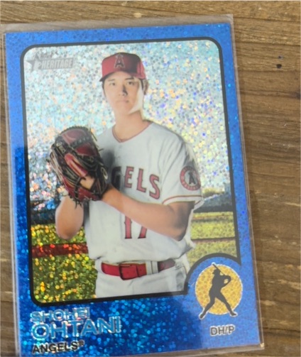 2022 Topps Heritage #150 Shohei Ohtani — front