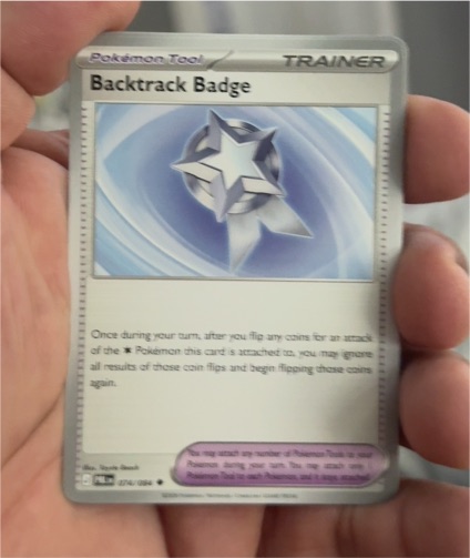 Backtrack Badge 074/084 Pitch Black — front