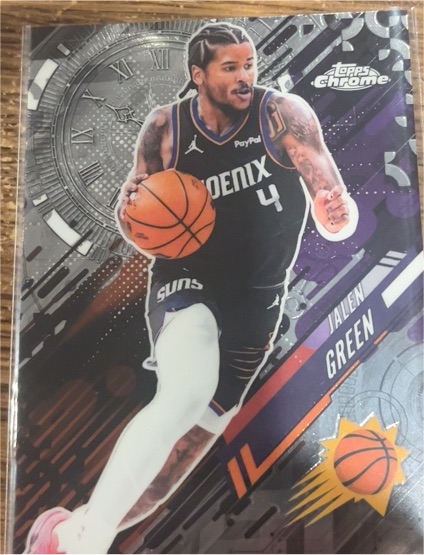 2025-26 Topps Chrome Update #GT-1 Jalen Green Go Time — front