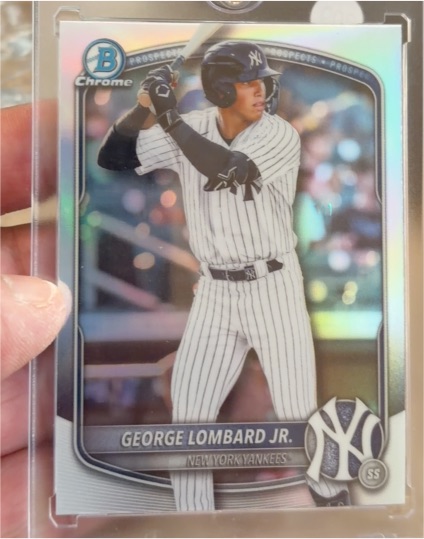 2025 Bowman Draft Chrome #BDC-43 George Lombard Jr. — front