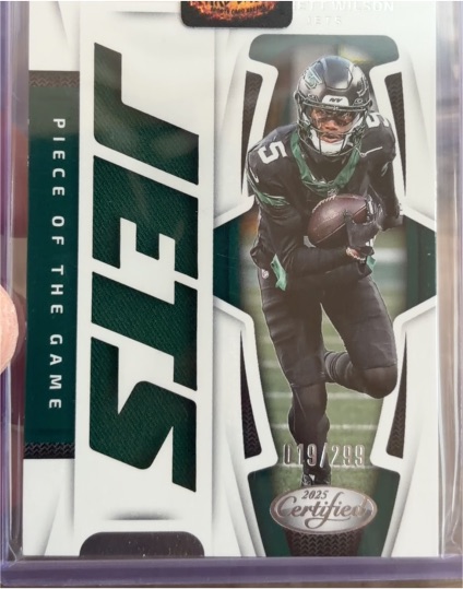 2025 Panini Certified #POG-GWN Garrett Wilson — front