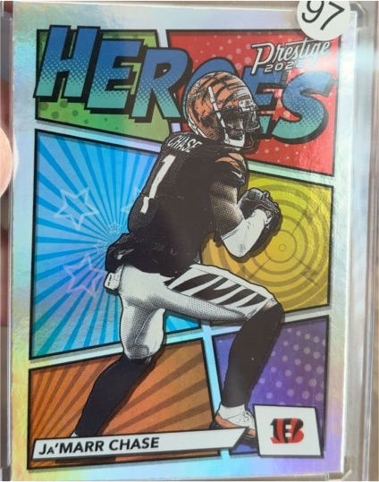 2022 Panini Prestige Heroes #H-14 Ja'Marr Chase — front