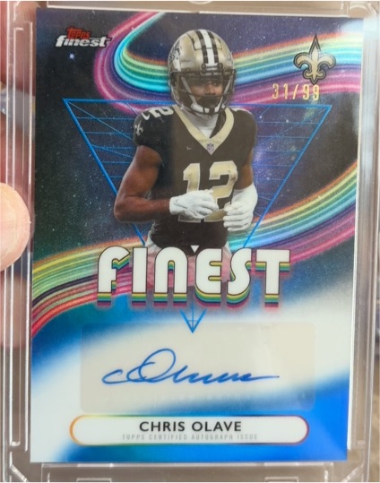2025 Topps Finest #FA-CO Chris Olave — front