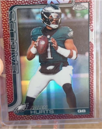 2025 Topps Chrome #247 Jalen Hurts — front