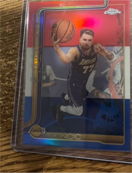 2025-26 Topps Chrome Update #2 Luka Dončić — front
