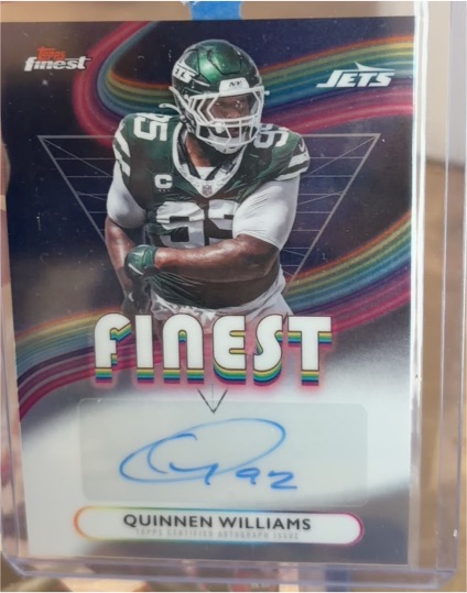 2025 Topps Finest #FA-QW Quinnen Williams — front