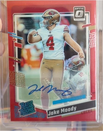 2023 Panini Donruss Optic #289 Jake Moody — front