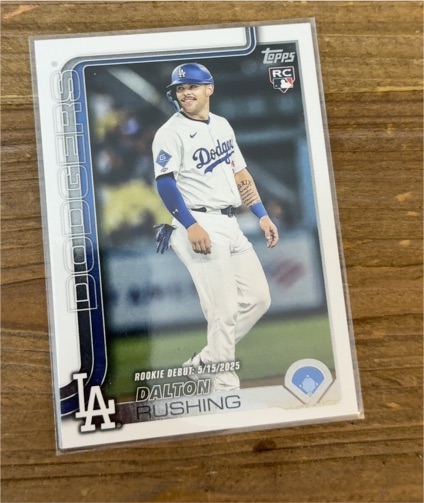 2025 Topps Update Series #US256 Dalton Rushing — front