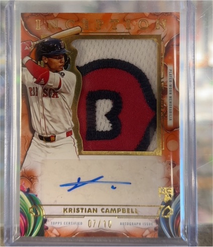 2025 Topps Inception #IAJP-KC Kristian Campbell — front