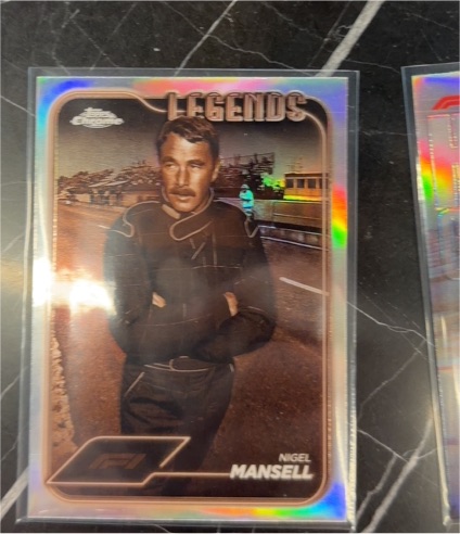 2024 Topps Chrome Formula 1 #199 Nigel Mansell Legends — front