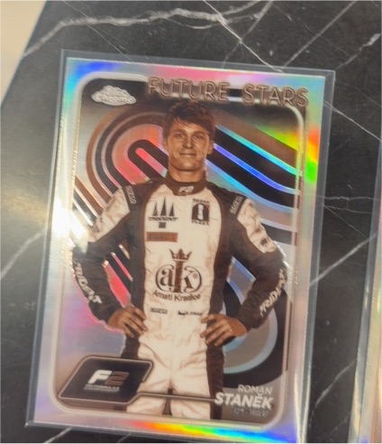 2024 Topps Chrome Formula 1 #38 Roman Stanek Future Stars Refractor — front