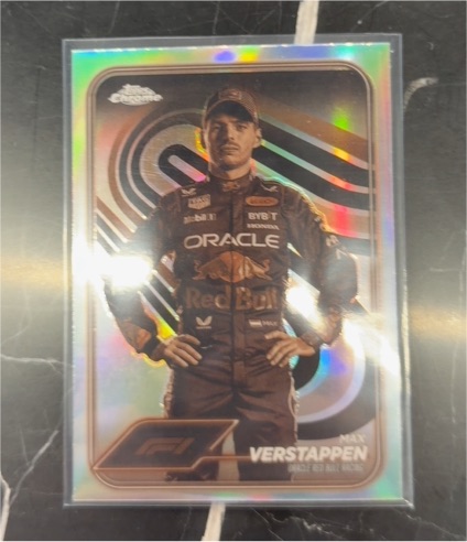 2024 Topps Chrome Formula 1 #1 Max Verstappen Sepia Refractor — front