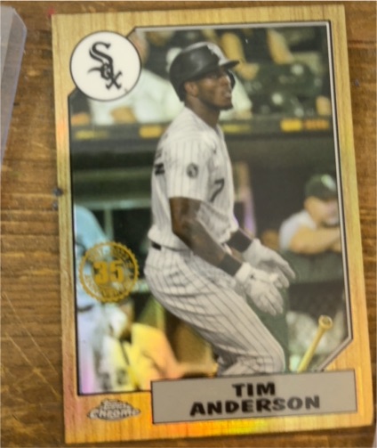2022 Topps Chrome 1987 Topps Baseball #87BC-14 Tim Anderson — front