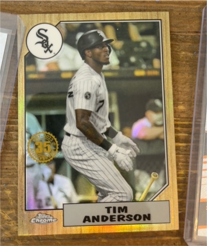 2022 Topps Chrome #87BC-14 Tim Anderson — front