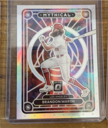 2022 Panini Donruss Optic #MTH-2 Brandon Marsh Mythical — front