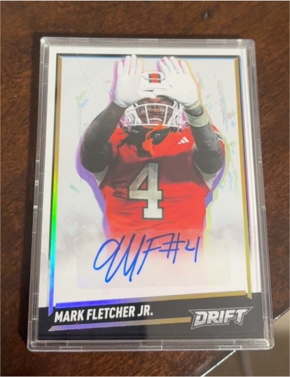 2025 Drift Mark Fletcher Jr. Autograph — front