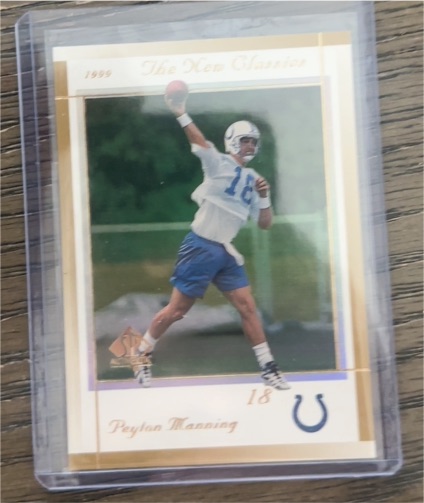 1999 Upper Deck SP Authentic The New Classics #NC4 Peyton Manning — front
