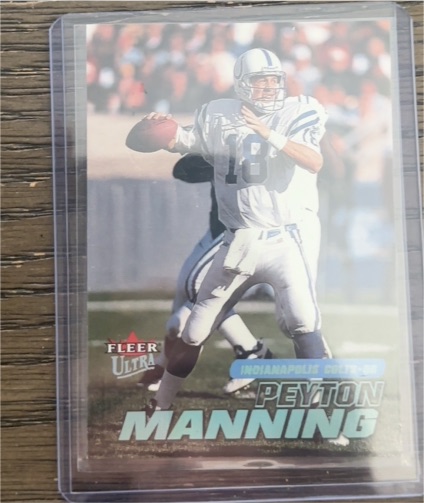2001 Fleer Ultra #228 Peyton Manning — front