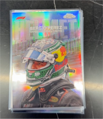 2024 Topps Chrome Formula 1 Sergio Perez Helmet Collection HC-2 — front