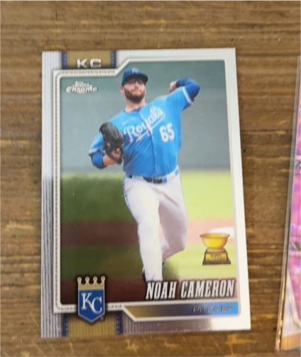 2026 Topps Chrome #118 Noah Cameron — front