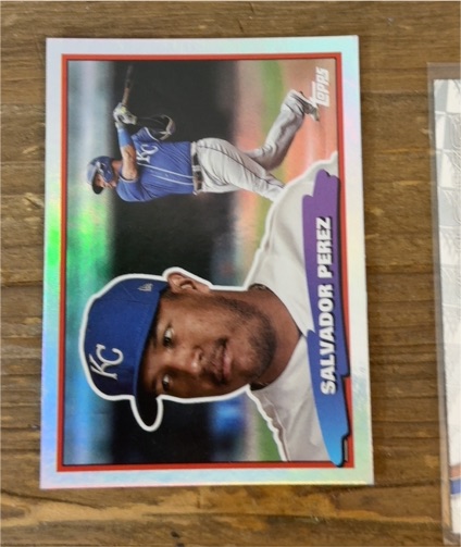 2022 Topps Archives #88BF-20 Salvador Perez 1988 Topps Big Foil — front