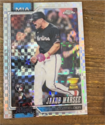 2026 Topps Chrome #261 Jakob Marsee — front