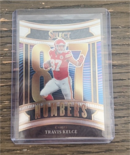 2025 Panini Select #10 Travis Kelce Select Numbers — front