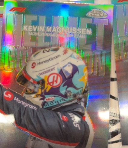 2024 Topps Chrome Formula 1 #HC-12 Kevin Magnussen Helmet Collection — front