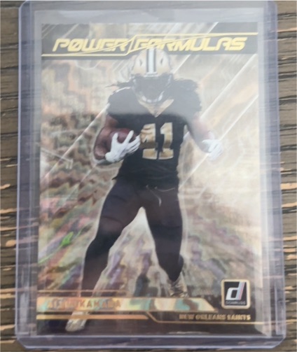 2021 Panini Donruss Power Formulas #PF6 Alvin Kamara — front
