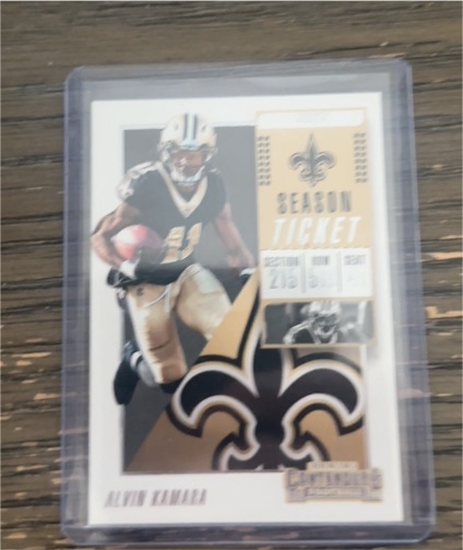 2020 Panini Contenders #39 Alvin Kamara — front