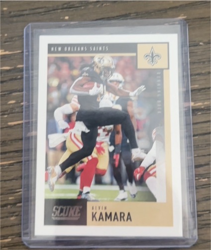 2020 Panini Score #270 Alvin Kamara — front