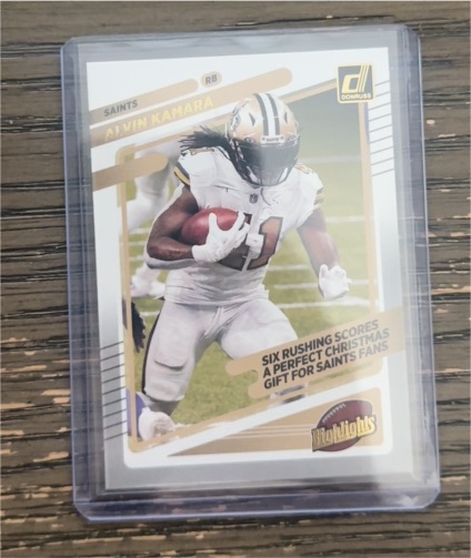 2021 Donruss Highlights #HI-4 Alvin Kamara — front