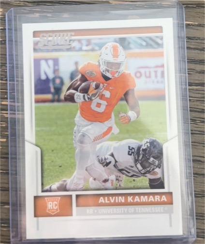 2017 Panini Score #375 Alvin Kamara — front