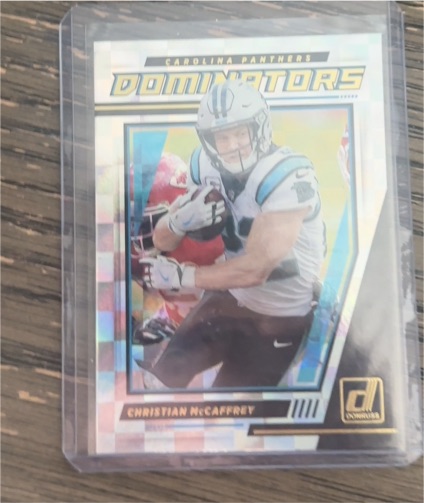 2021 Donruss #D5 Christian McCaffrey Dominators — front