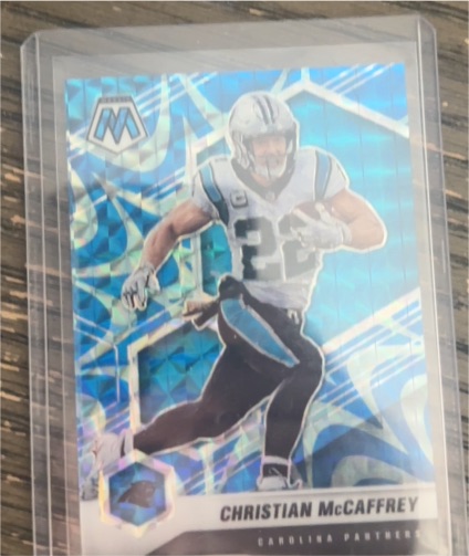 2021 Panini Mosaic #36 Christian McCaffrey — front