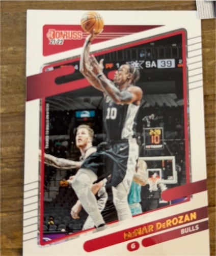 2021-22 Panini Donruss #21 DeMar DeRozan — front