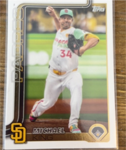 2025 Topps Series 1 #195 Michael King — front