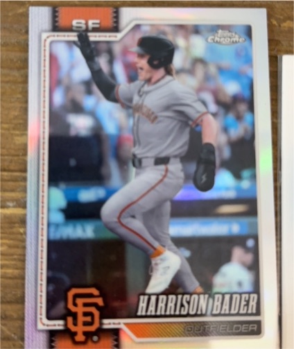 2026 Topps Chrome #219 Harrison Bader — front