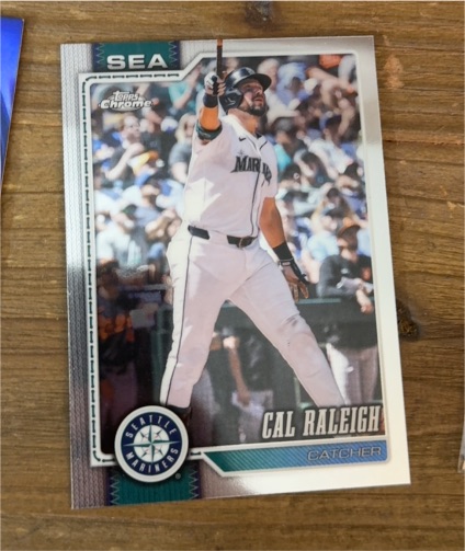 2026 Topps Chrome #9 Cal Raleigh — front