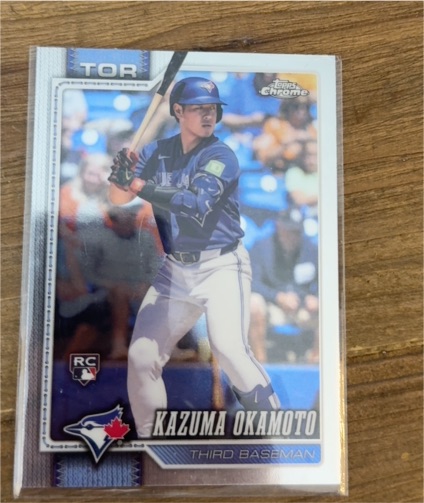 2026 Topps Chrome #78 Kazuma Okamoto — front