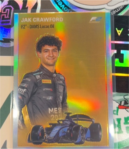 2024 Topps Chrome Formula 1 #1954-27 Jak Crawford DAMS Lucas Oil F2 — front