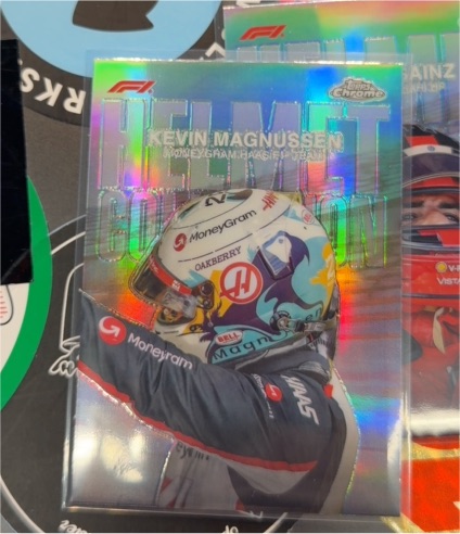 2024 Topps Chrome Formula 1 #HC-12 Kevin Magnussen Helmet Collection — front