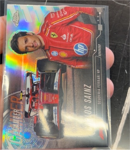 2024 Topps Chrome Formula 1 Camber #CAM-2 Carlos Sainz — front