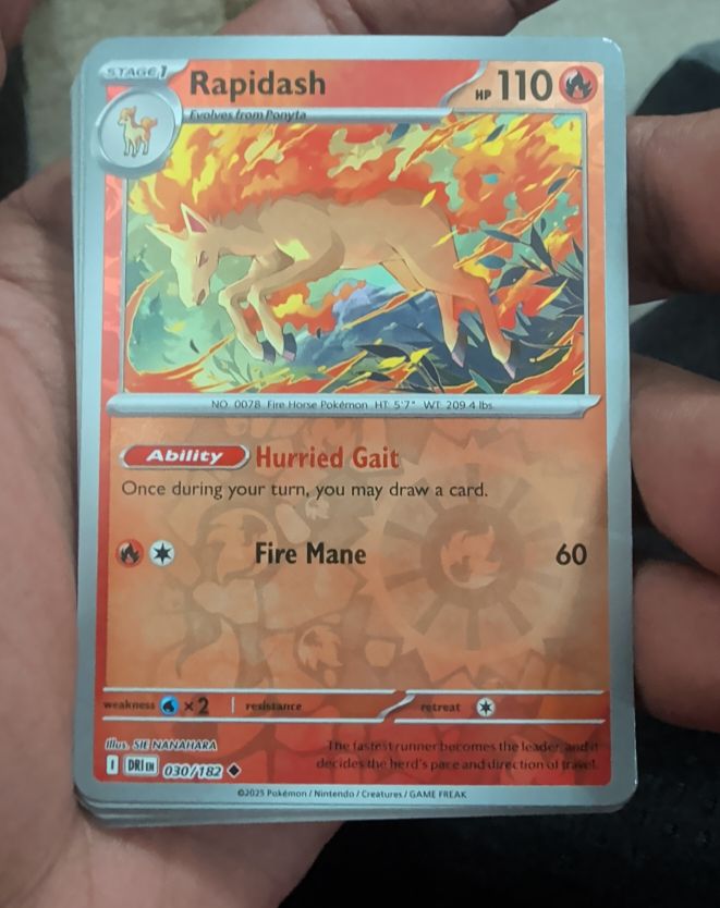 2023 Pokémon SV10: Destined Rivals #030 Rapidash — front