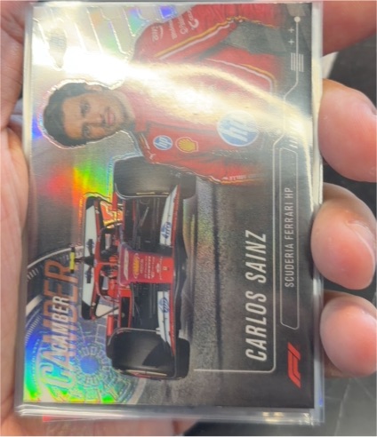 2024 Topps Chrome Formula 1 Camber #CAM-2 Carlos Sainz — front