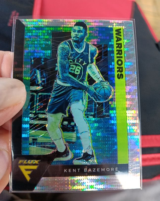 2020-21 Panini Flux #59 Kent Bazemore Golden State Warriors — front