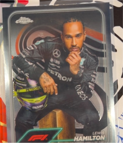 2024 Topps Chrome Formula 1 #6 Lewis Hamilton — front